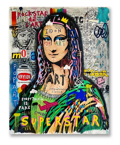 Art Mona Lisa Canvas Painting Poster