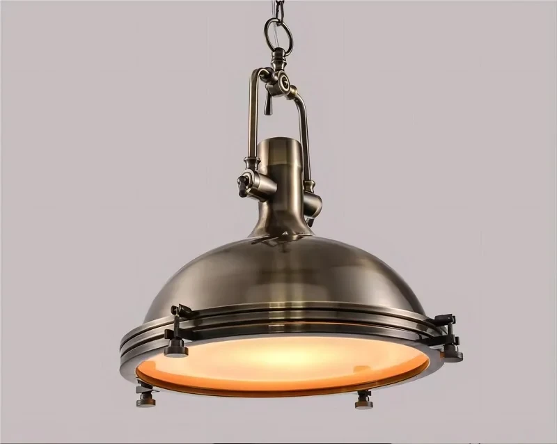 Vintage Industrial LED Bulb Chandelier