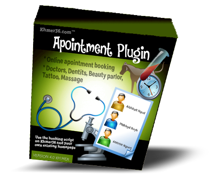 Khmer36 MAP -  Apointment Booking Plugin